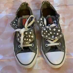 Grey Converse Split Tongue Size 6